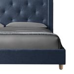 Combo-Base-Cama-Cabecero-Colchon-Extradoble-Venus-Azul-Indigo-Pata-Natural-In