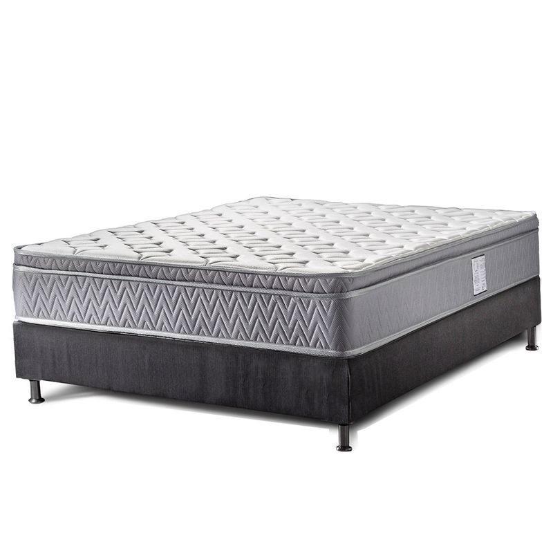 Combo-Base-Cama-Cabecero-Colchon-Extradoble-Venus-Azul-Indigo-Pata-Natural-In