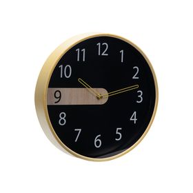Reloj Boreal Diam 30Cm Negro/Natural