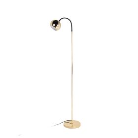 Lámpara De Piso Pole Flex Dorado
