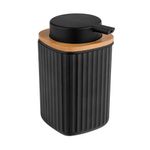 Dispensador-Jabon-Rotello-8.9-7.5-12.7Cm-Plastico-Negro-----