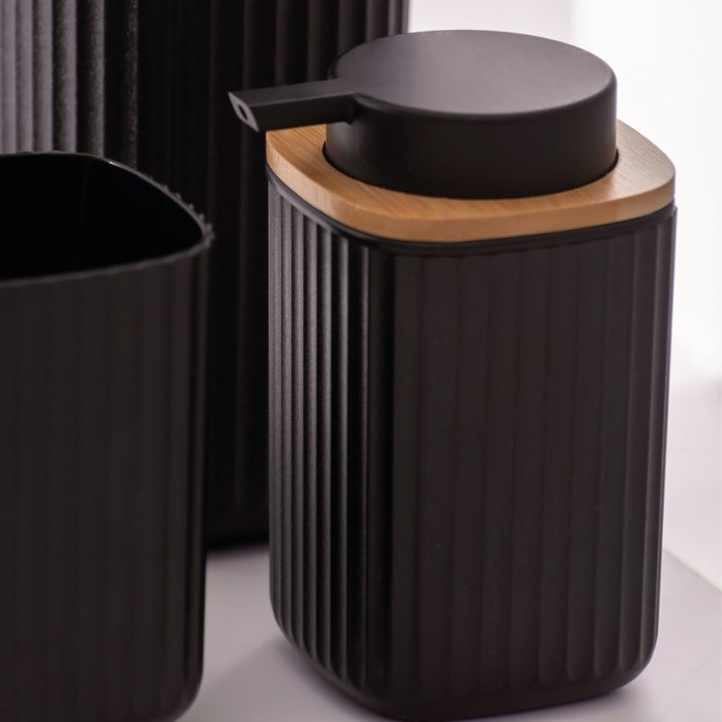 Dispensador-Jabon-Rotello-8.9-7.5-12.7Cm-Plastico-Negro-----