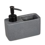 Dispensador-De-Jabon---Porta-Esponja-C22-Resa-6-15-14Cm-Gris