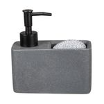 Dispensador-De-Jabon---Porta-Esponja-C22-Resa-6-15-14Cm-Gris