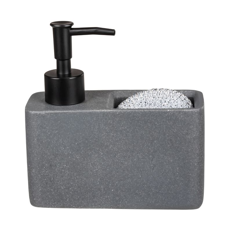 Dispensador-De-Jabon---Porta-Esponja-C22-Resa-6-15-14Cm-Gris