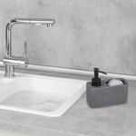 Dispensador-De-Jabon---Porta-Esponja-C22-Resa-6-15-14Cm-Gris