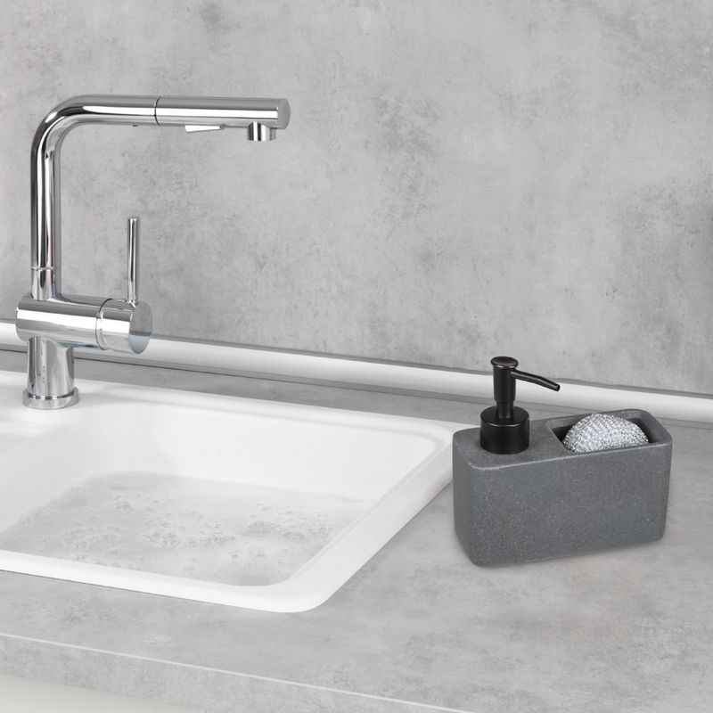 Dispensador-De-Jabon---Porta-Esponja-C22-Resa-6-15-14Cm-Gris
