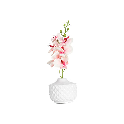 Flor-Artificial-Orquidea-83Cm-Tela-Rosa-Crema---------------