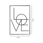 Cuadro-Love-Negro-Blanco