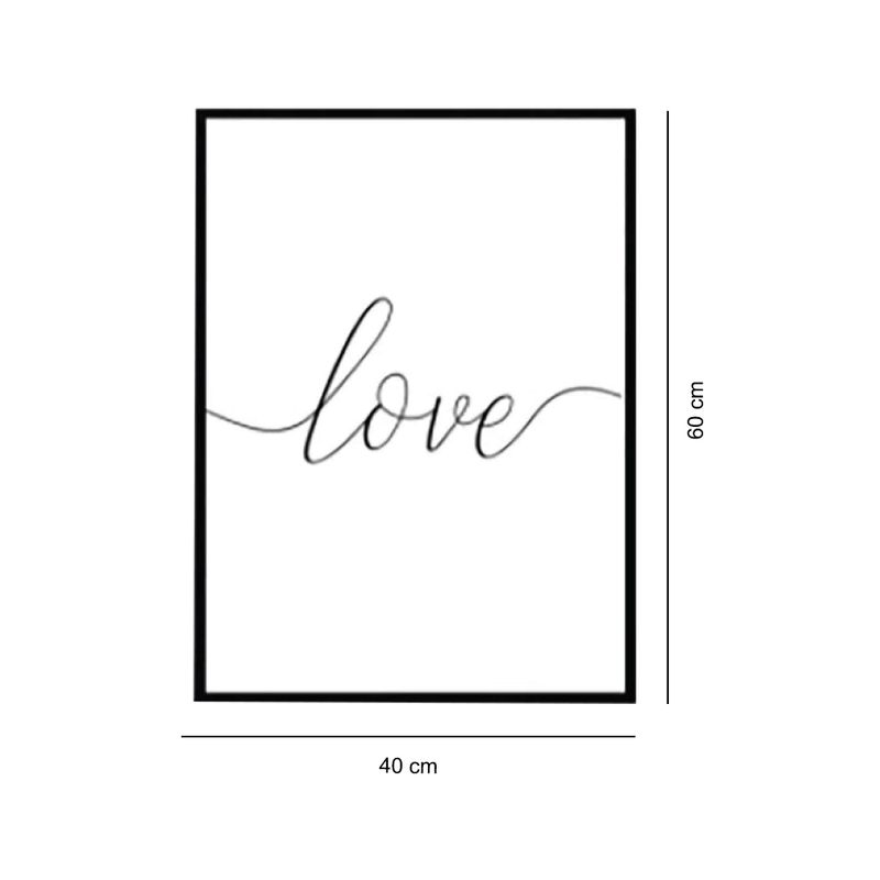 Set-2-Cuadros-Love-Negro-Blanco