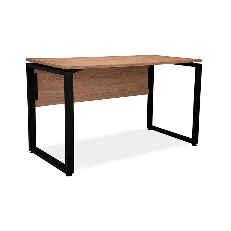 Puesto-Smartwork-120-60Cm-Lam-Nogal-Metal-Negro-------------