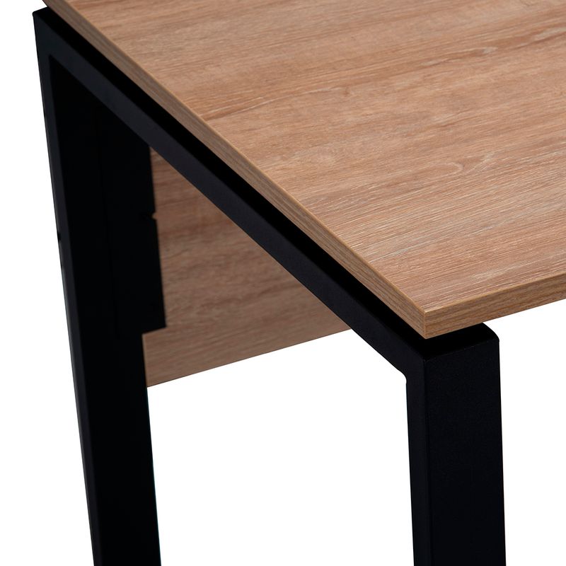 Puesto-Smartwork-120-60Cm-Lam-Nogal-Metal-Negro-------------