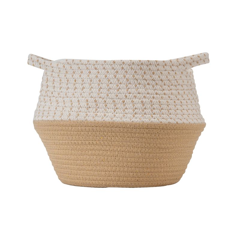 Canasta-C22-Luciana-25-25-26Cm-Poliester-Nat-Blanc----------