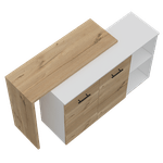 Barra-Comedor-Sicilia-150-60-90Cm-Blanco-Duna