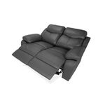 Sofa-Filadelfia-2-Puestos-Reclinable-Elect-Cuero-Pvc-Gris