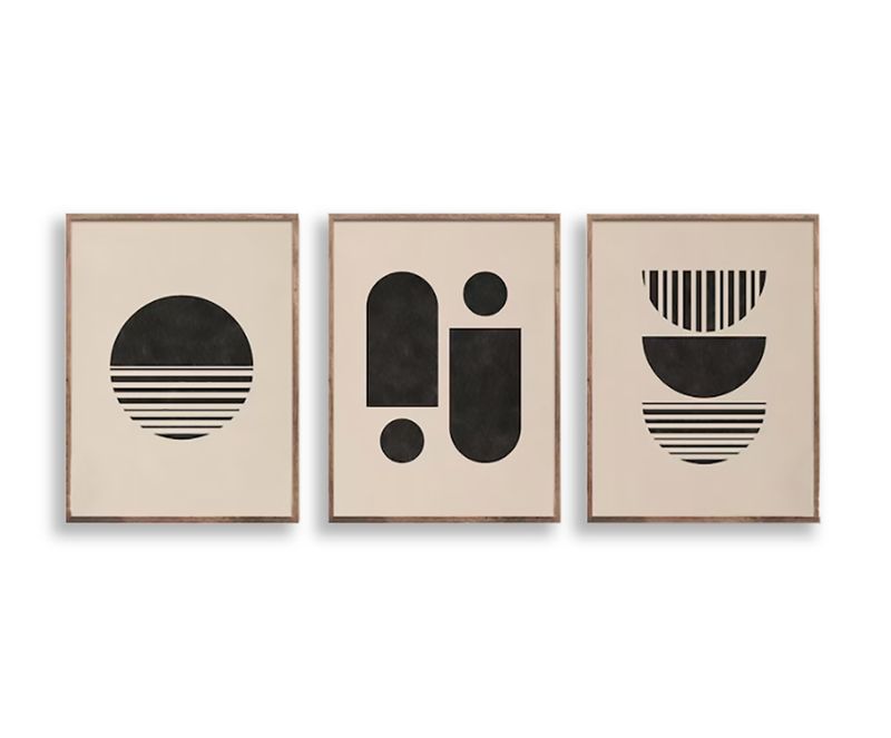 Set-3-Cuadros-Geometricos-Negro-60-40-3cm-Mdf