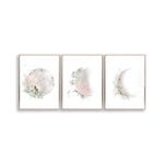 Set-3-Cuadros-Luna-Rosa-60-60-3cm-Mdf