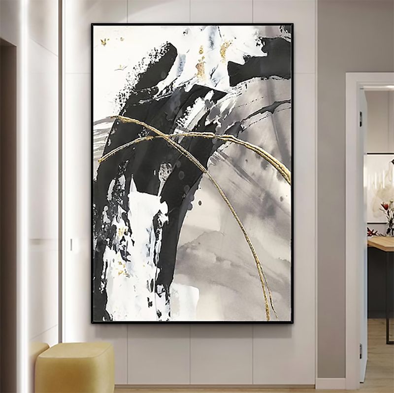 Cuadro-Abstract-Negro-120-80-3cm-Mdf