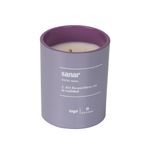 Vela-Vaso-de-Vidrio-Morado-Vainilla-Blosson