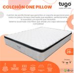 Combo-Colchon-One-Pillow-Sencillo---Base-Cama-Gris-Blanco