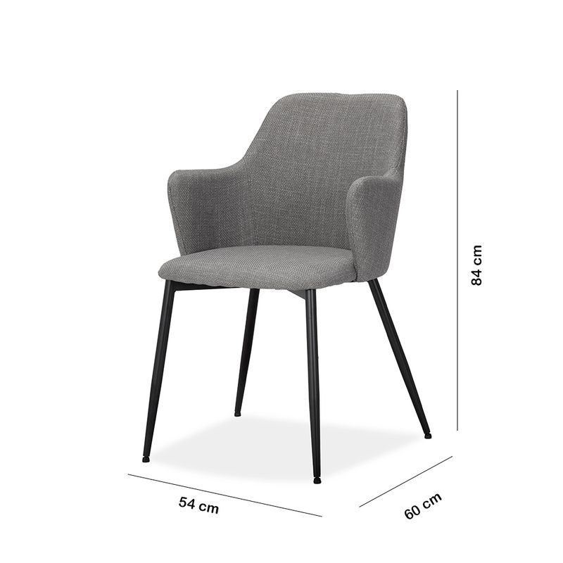 Silla-De-Comedor-Ilsa-Tela-Basel-Gris