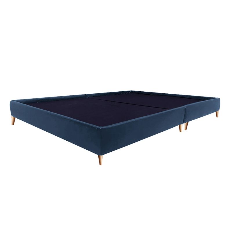 Combo-Base-Cama-Cabecero-Extradoble-Venus-Azul-Indigo