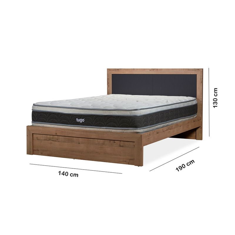 Cama-Doble-Matti-Roble-Gris
