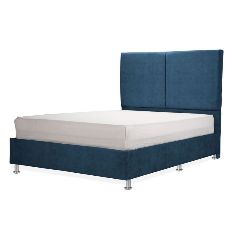 Combo-Base-Cama---Cabecero-King-Gabor-Azul