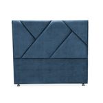 Combo-Base-Cama---Cabecero-Doble-Hampton-Azul