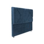 Combo-Base-Cama---Cabecero-Doble-Hampton-Azul