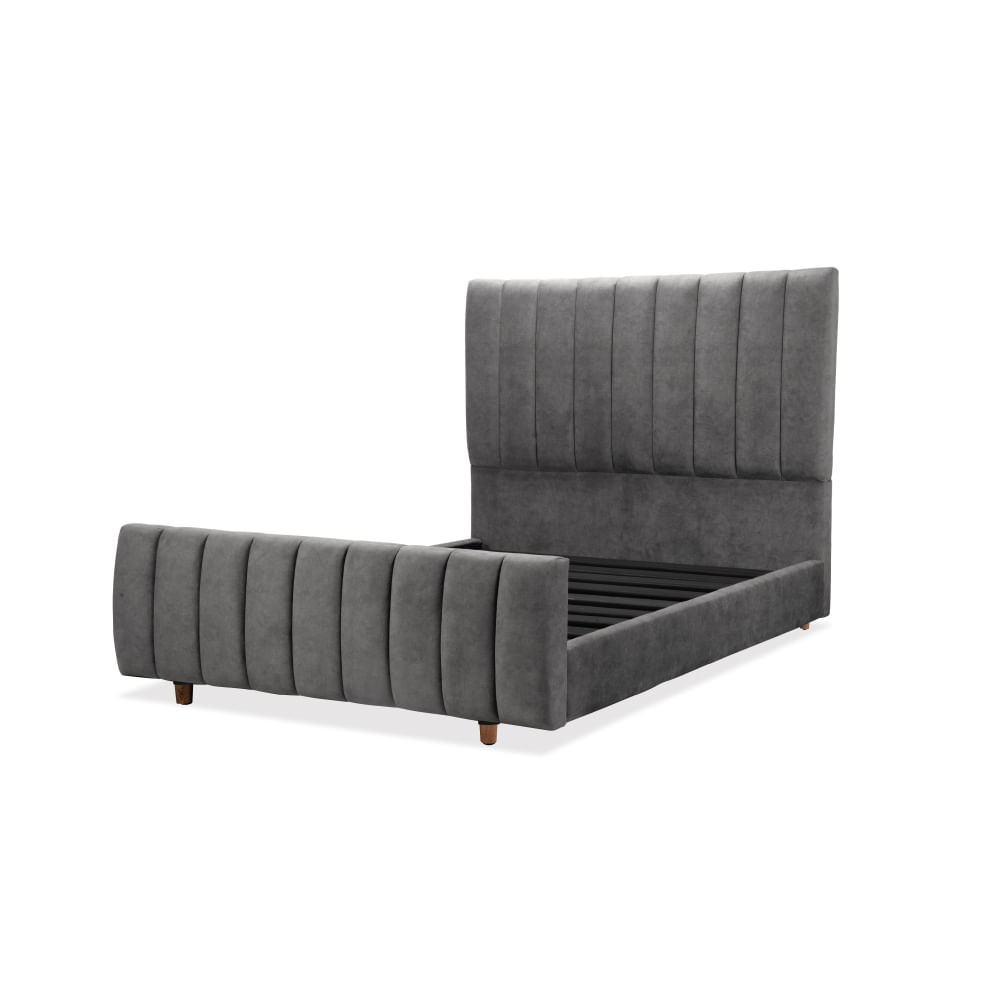Combo-Cama---Colchon-Doble-Vitale-Gris