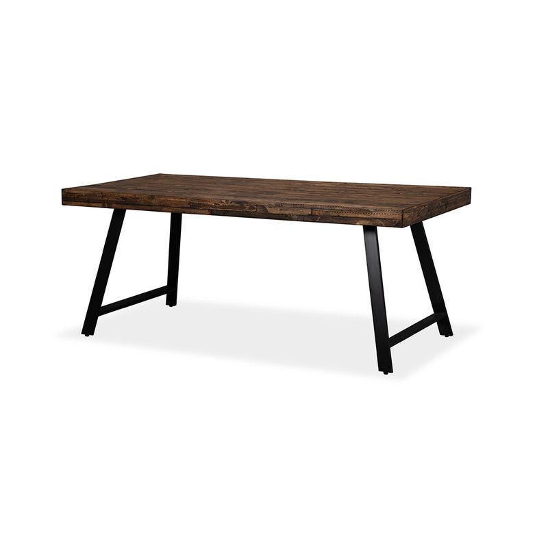 Mesa-De-Comedor-Iron-Square-Madera-Nogal