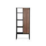Biblioteca-Oru-Con-Puerta-Laminado-Metal-Nogal-Negro
