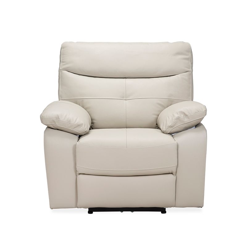Poltrona-Caroline-Reclinable-Electrico-Cuero-Pvc-Gris-Claro