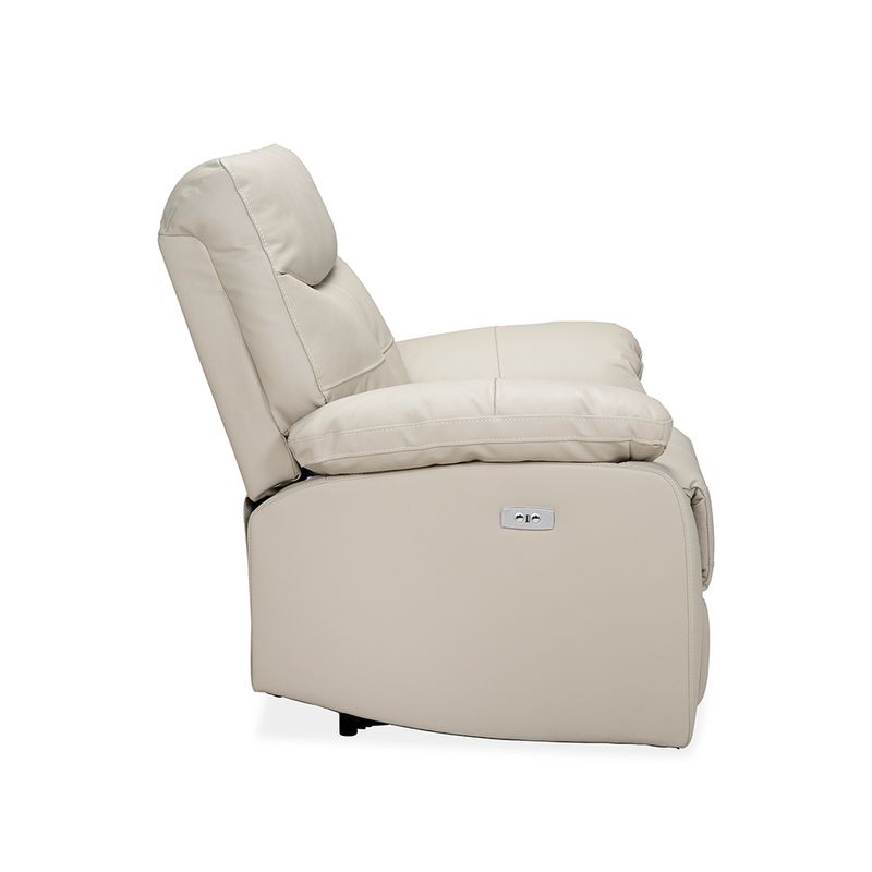 Poltrona-Caroline-Reclinable-Electrico-Cuero-Pvc-Gris-Claro