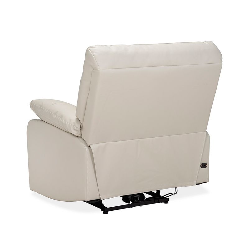 Poltrona-Caroline-Reclinable-Electrico-Cuero-Pvc-Gris-Claro