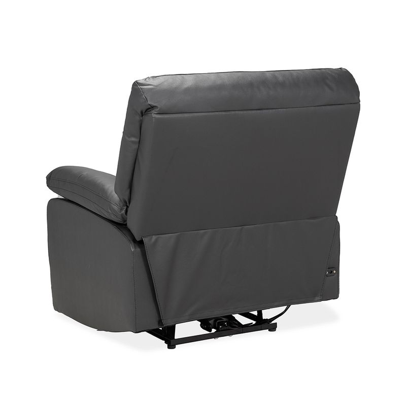 Poltrona-Caroline-Reclinable-Electrico-Cuero-Pvc-Negro