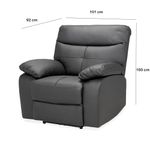 Poltrona-Caroline-Reclinable-Electrico-Cuero-Pvc-Negro