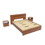 Combo-Cama-Doble---2-Mesas-De-Noche-Cyrus-Caramelo