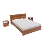 Combo-Cama-Doble---2-Mesas-De-Noche-Cyrus-Caramelo