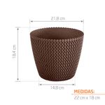 Matera-Splofy-22cm-Cafe-Claro