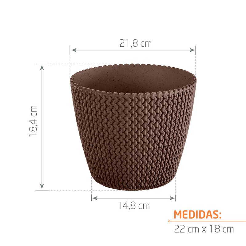 Matera-Splofy-22cm-Cafe-Claro