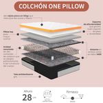 Combo-Colchon-One-Pillow-Extra-Doble---Protector---Almo-Gris-Blanco