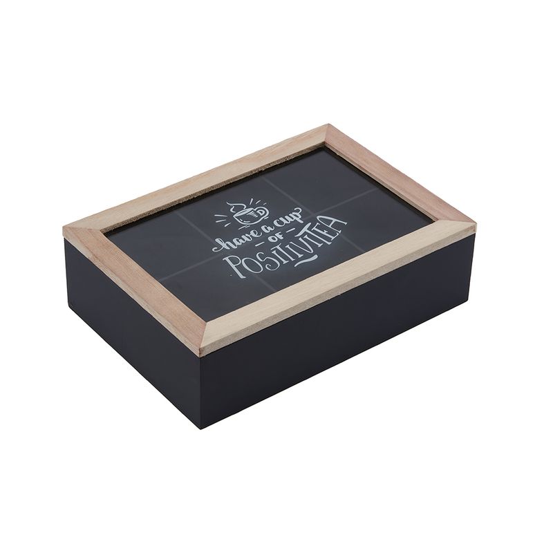 Caja-Tea-Box-Mdf-Vidrio-Negro