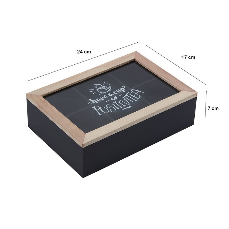 Caja-Tea-Box-Mdf-Vidrio-Negro