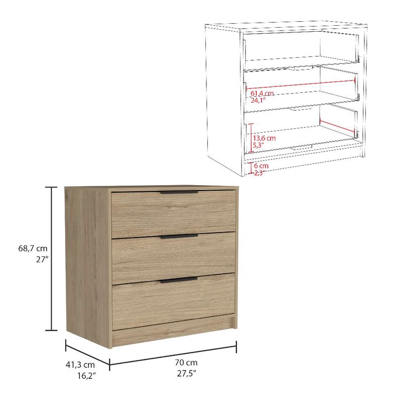 Comoda-Kaia-3-Cajones-Laminado-Rovere