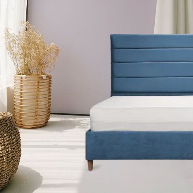 Combo-Base-Cama-Cabecero-Colchon-Doble-Horizon-Azul-Indigo-Pata-Natural