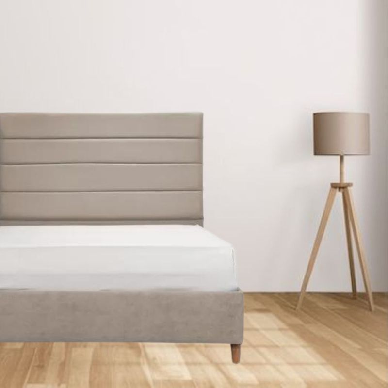 Combo-Base-Cama-Cabecero-Colchon-King-Horizon-Taupe-Pata-Natural