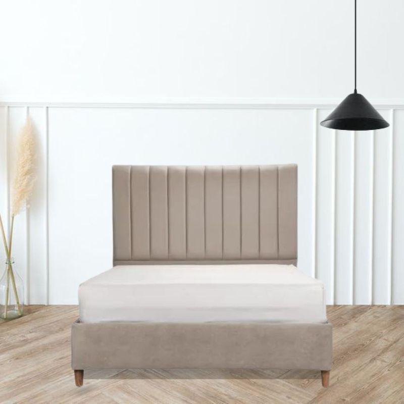 Combo-Base-Cama-Cabecero-Colchon-Semidoble-Monaco-Taupe-Pata-Natural