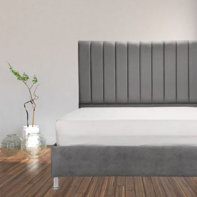 Combo-Base-Cama-Cabecero-Colchon-Extradoble-Monaco-Gris-Pata-Cromada